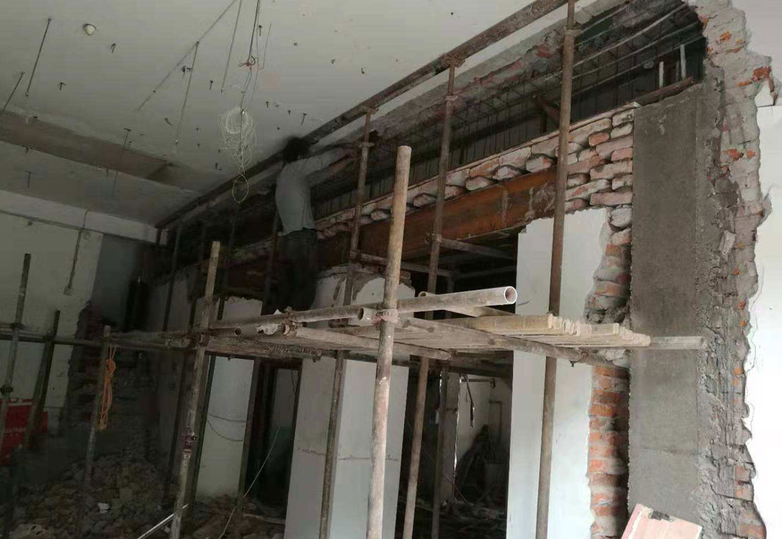 墻體改梁時，所建設的墻體要求，包括這幾點(圖1)